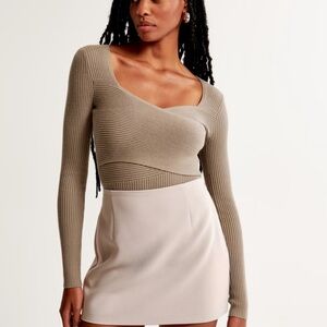 LuxeLoft Wrap Bodysuit Abercrombie & Fitch